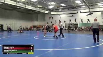 133 lbs Round 4 (8 Team) - Andrew Schad, Oshkosh - 2 vs Tamas Eder, Otterbein 2