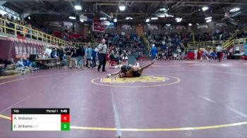 145 lbs Prelim - Antwane Webster, New Albany vs Eli Williams, St. Xavier