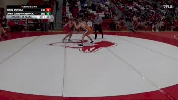 132 lbs Round 1 (4 Team) - Karl Schutz, Hewitt-Trussville vs John David Shattuck, Grissom Hs