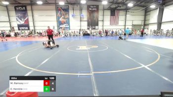 95 lbs Rr Rnd 3 - Mason Ramsay, 84 Athletes vs Damien Kemble, Ohio Titan Scarlet