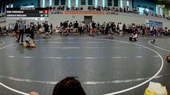 80 lbs Round 2 (4 Team) - Ben Friedman, Caveman vs Lincoln English, Creeks Wrestling