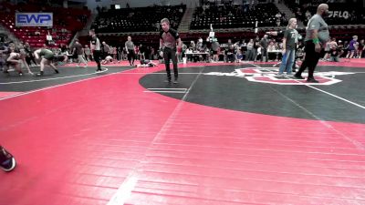 76 lbs Consi Of 4 - Cruz Canales, Claremore Wrestling Club vs Easton Vann, Barnsdall Youth Wrestling