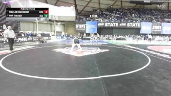 Girls 3A 145 lbs Quarterfinal - Skylar Buckner, Cheney (Girls) vs Ava Risner, Kelso (Girls)