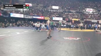 5th Place Match - Weston Block, Thompson Falls / Noxon vs Kael Smith, Cascade