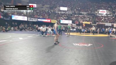 5th Place Match - Weston Block, Thompson Falls / Noxon vs Kael Smith, Cascade