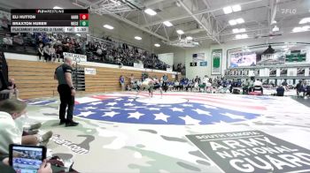 175 lbs Placement Matches (8 Team) - Braxton Huber, West Central vs Eli Hutton, Harrisburg