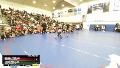 49 lbs Cons. Round 2 - Jesse Morales, SoCal Hammers WC vs Raylin Pearson, Peterson Grapplers