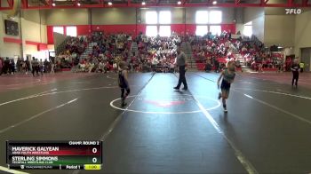 50 lbs Champ. Round 2 - Maverick Galyean, Arab Youth Wrestling vs Sterling Simmons, Techfall Wrestling Club