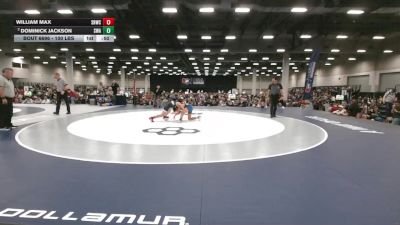 100 lbs Cons. Rd Of 16 - William Max, Savage House Wrestling Club vs Dominick Jackson, Summit Wrestling Academy