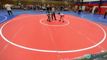 76 lbs Quarterfinal - Rylan Jenkins, Fort Gibson Youth Wrestling vs Daxen DeLaCerda, Bristow Youth Wrestling