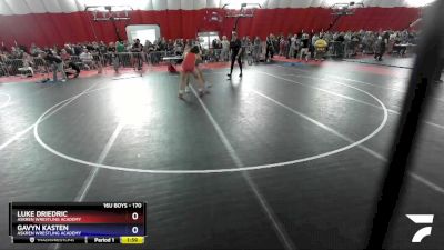 170 lbs Cons. Round 4 - Luke Driedric, Askren Wrestling Academy vs Gavyn Kasten, Askren Wrestling Academy