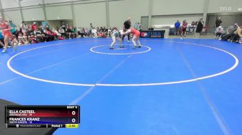 125 lbs Round 2 (8 Team) - Ella Casteel, Arkansas Red vs Frances Kranz, South Dakota