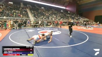 130-142 lbs 1st Place Match - Caydence Watters, Windy City Wrestlers vs Adia Price, Green River Grapplers Wrestling