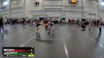 72 lbs Round 3 (6 Team) - Bret Relyea, Brawler Elite vs Logan Bonfilio, Phoenix WC