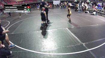 76-83 lbs Round 5 - Layla Mendoza, Gering Wrestling Club vs Maggie Olander, Ponca Spears Wrestling Club