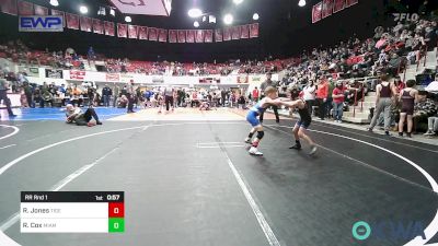 58 lbs Rr Rnd 1 - Rhett Jones, Tiger Trained Wrestling vs Ryker Cox, Miami