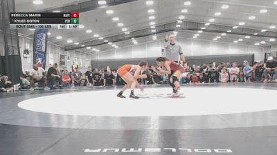 100 lbs Quarters - Kylee Ooton, Prodigy Elite Wrestling vs Rebecca Marin, Maximum Performance