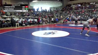 6A 215 lbs Quarterfinal - Keegan Hayes, CABOT HIGH SCHOOL vs Evan Fevold, Bentonville West High School
