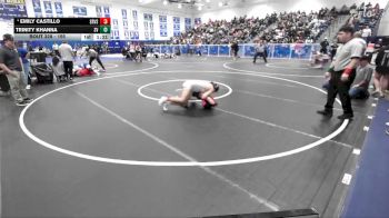 155 lbs Champ. Round 2 - Trinity Khanna, Simi Valley vs Emily Castillo, Sierra Vista