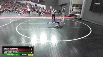 80 lbs Cons. Round 3 - Leonardo Rigoni, Xavier/Aviators vs Wyatt Schramm, Riverdale Wrestling Club