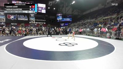 140 lbs Champ. Rd Of 16 - Alexis Lazar, MI vs Natalie Klavetter, WI