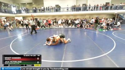 180 lbs Quarterfinal - Jack McFarland, Bruin Wrestling Club vs Wyatt Hanssen, Wasatch