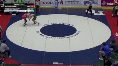 124 lbs Round Of 32 - Koiston Piper, Greencastle-Antrim vs Kade Chortanoff, Lower Dauphin
