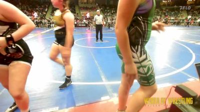 185 lbs Round Of 16 - KASSANDRA ARUNDALE-WALTON12, NM Beast vs Kaylee's Thompson, Mulvane Jr. Wrestling Club