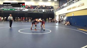 149 lbs Cons. Round 4 - Evan A Krantz, Lassen College vs Justin Ayala, Victor Valley College