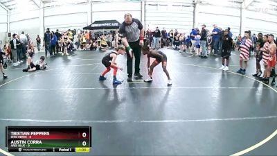 60 lbs Round 4 (6 Team) - Austin Corra, Ares Blue vs Tristian Peppers, Ohio Heros