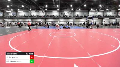 124 lbs Consi Of 32 #2 - Christian Borges, Fairfield Prep vs Zakary Massaro, St Francis