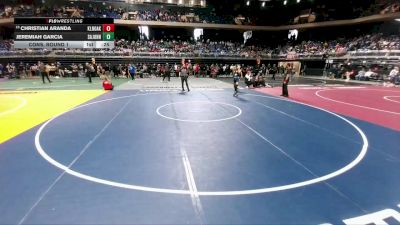 6A 106 lbs Cons. Round 1 - Christian Aranda, Klein Oak vs Jeremiah Garcia, San Antonio Johnson