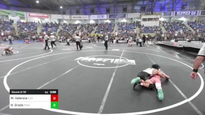 105 lbs Round Of 32 - Mason Valencia, 4 Corners Underground vs Noah Grado, Peakview Academy