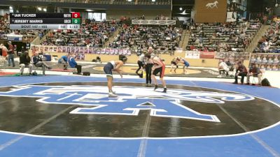 165 lbs Champ. Round 1 - Jeremy Marks, Great Crossing vs Ian Tucker, Wayne County