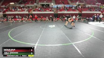 132 lbs Round 1 (16 Team) - Natalie Solis, Dallas Wilson vs Anela Anguiano, Lubbock