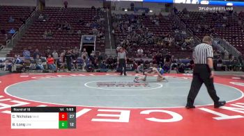 113 lbs Prelims - Connor Nicholas, Saucon Valley Hs vs Brody Long, Line Mountain Hs