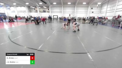 118 lbs Consi Of 16 #2 - Dante Ames, Newtown CT vs Anthony Szabo, Fair Haven VT
