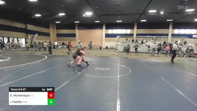 136 lbs Consi Of 8 #1 - Sophia Montenegro, Vills Bros WC vs Itzel Padilla, Cobra Kai