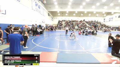 93-97 lbs Semifinal - Kylie-ann Thach, Eastvale Elite vs Jocelyn Torres, Threshold Wrestling Club