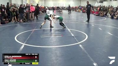 60 lbs Cons. Round 3 - Stella Anderson, FHC Mat Club vs Maci Goldie, Atlanta Youth WC