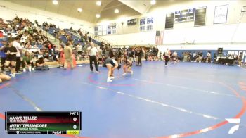 115 lbs Cons. Semi - Aanye Tellez, Team Thunder vs Avery Tessandore, La Quinta High School