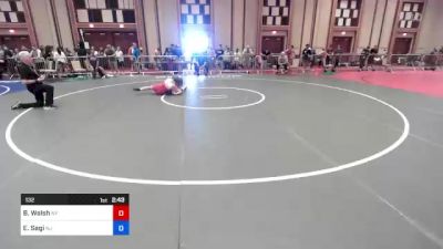 132 lbs Quarterfinal - Brooke Walsh, Ny vs Emma Sagi, Nj