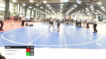 285 lbs Rr Rnd 3 - Mankos Milinopiulis, Fear The Beard vs Jamier Ferere, Roundtree Wrestling Academy Black