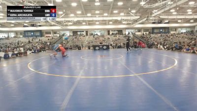 138 lbs Cons. Quarters - Maximus Torrez, Daniel Cormier Wrestling Academy vs Ezra Archuleta, Lancer WC