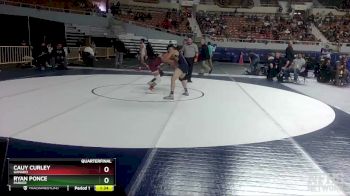 D4-120 lbs Quarterfinal - Cauy Curley, Ganado vs Ryan Ponce, Parker