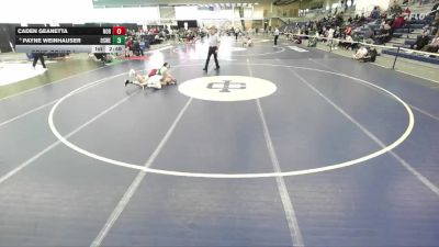 157 lbs Cons. Round 4 - Caden Geanetta, Norwich vs Payne Weinhauser, Oswego State