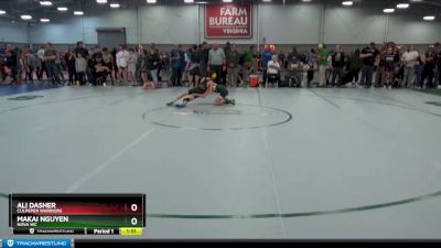 71 lbs Champ. Round 1 - Ali Dasher, Culpeper Warriors vs Makai Nguyen, Nova WC