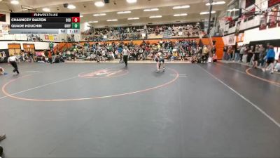 126 lbs Semifinal - Chauncey Dalton, Cody Middle School vs Quade Houchin, Greybull MS