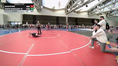 72 lbs Rr Rnd 2 - Davin Byrne, Williamstown K3 vs Dustin Eisenhardt Jr, Upper Township