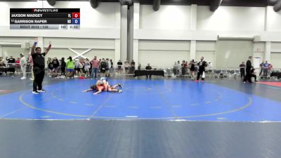 132 lbs Champ. Round 1 - Jaxson Madgey, FL vs Garrison Raper, NC